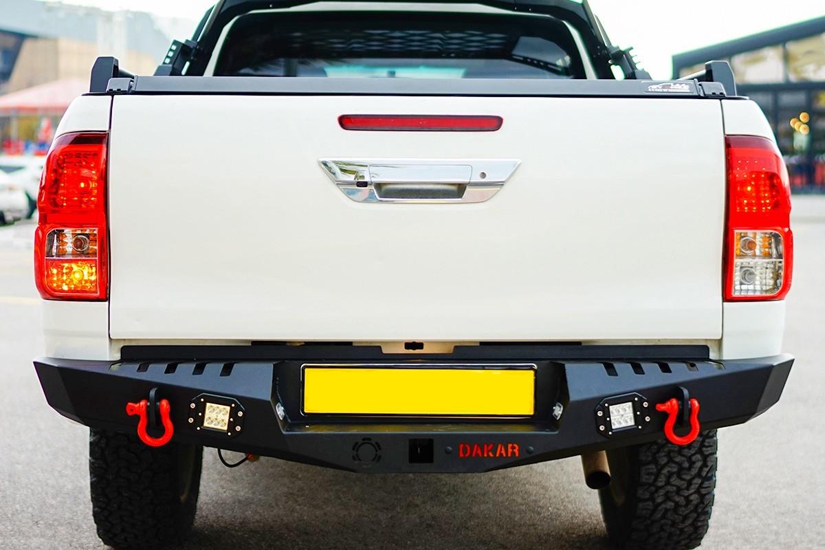 Ford Ranger Dakar Arka Demir Tampon Siyah Sensörsüz Işıklı 2011+