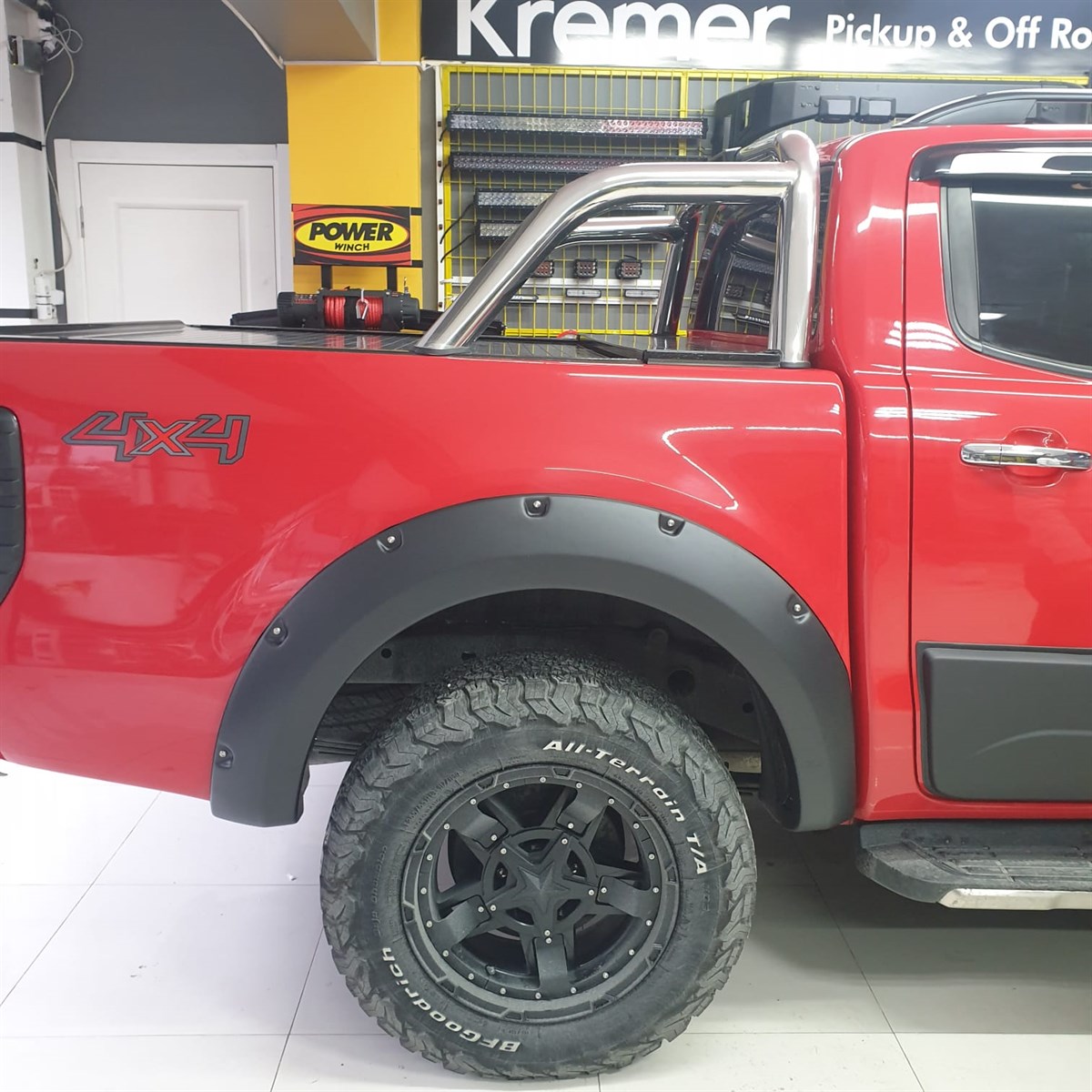 Ford Ranger Dodik Çamurluk Kaplama Seti Vidalı V2