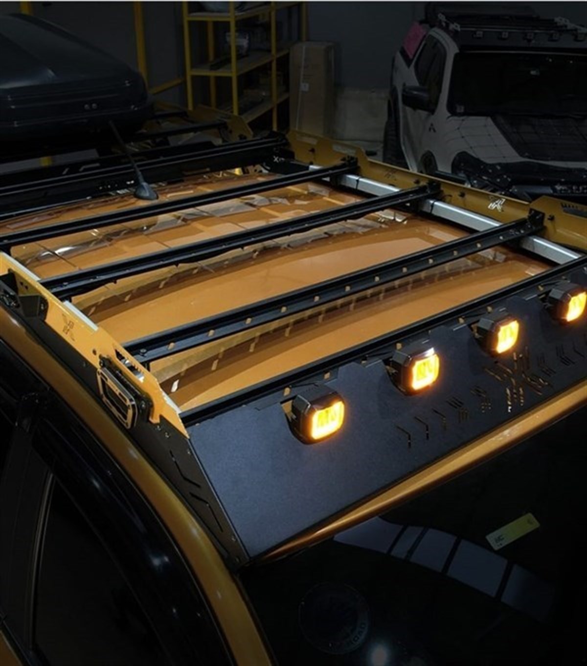 Fiat Fullback Ledli Araca Özel Tasarım Tavan Sepeti