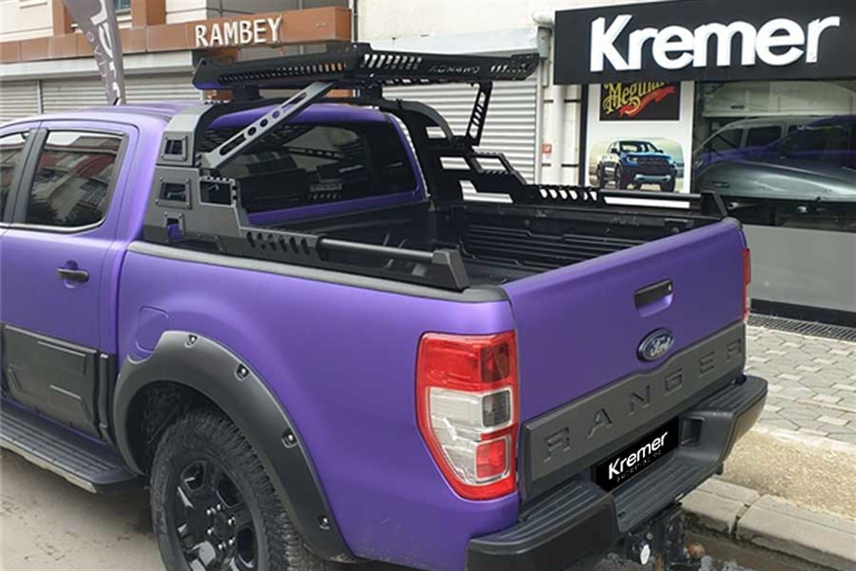 Ford Ranger Sepetli Rollbar- Kasa Üstü Sepetli Roll Bar - (AQM-S10)