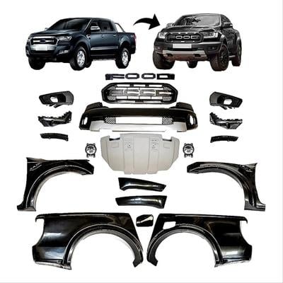 Ford Ranger T7 ve T8 Raptor Dönüşüm ( Çamurluklar Dahil Tam Set ) Body Kit