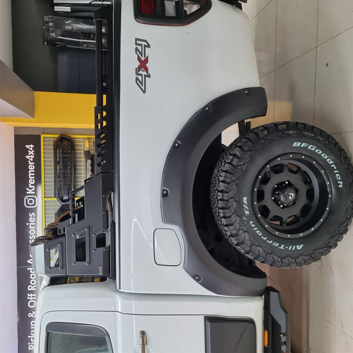 Ford Ranger Wildtrack Dodik Çamurluk Kaplama Seti Vidalı V2