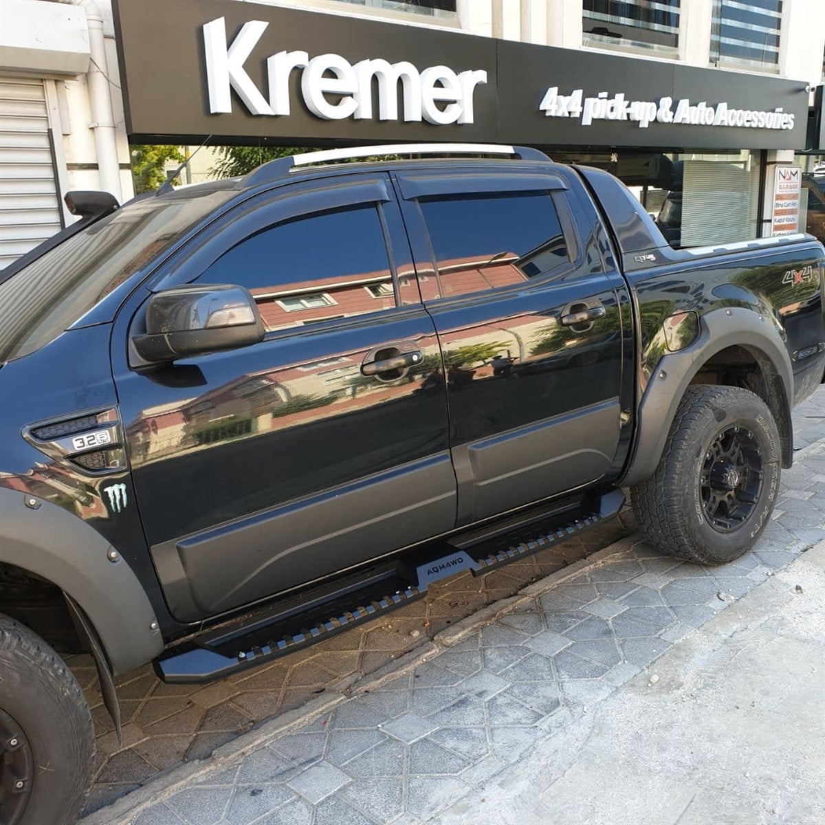 Ford Ranger Yan Basamak Kaya Kaydırıcı (AQM-S32)