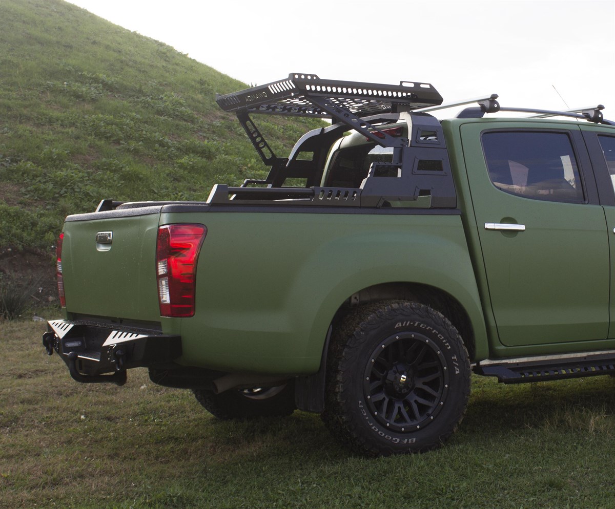 Isuzu D Max Sepetli Rollbar - Kasa Üstü Sepetli Roll Bar - (AQM-S10)