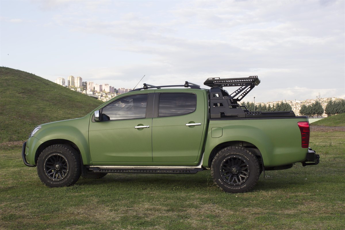 Isuzu D Max Sepetli Rollbar - Kasa Üstü Sepetli Roll Bar - (AQM-S10)
