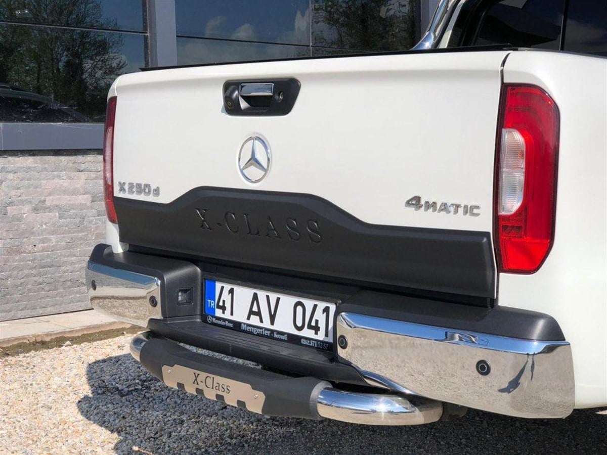 Mercedes X Class Arka Bagaj Kapı Yazısı Safari ABS Plastik