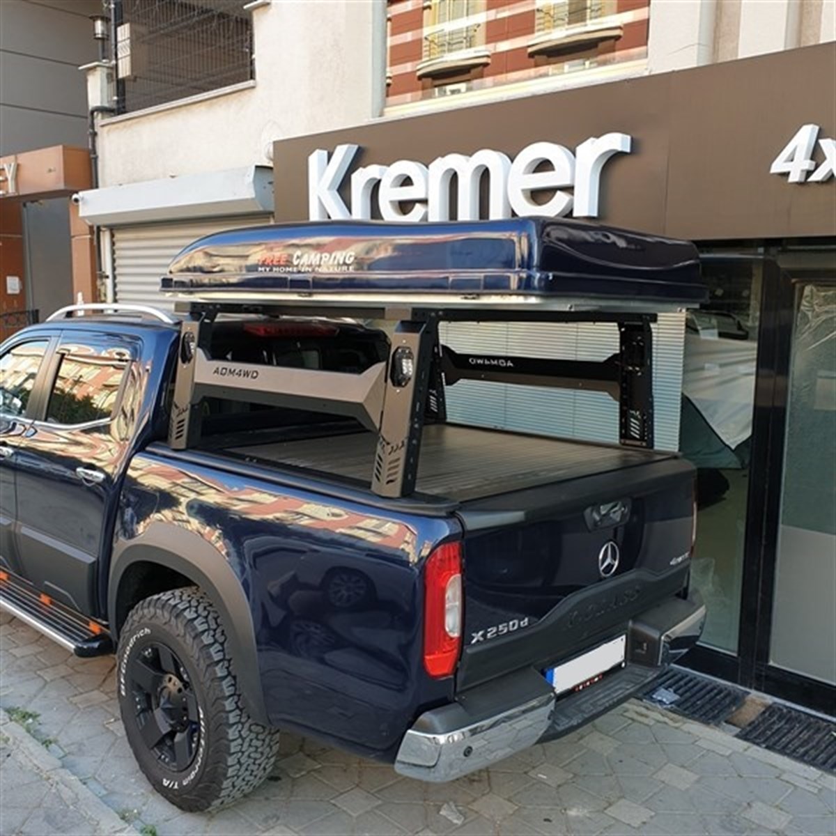 Mercedes X Class Çadır Taşıyıcı RollBar - Off Road Roll Bar (AQM-S75)