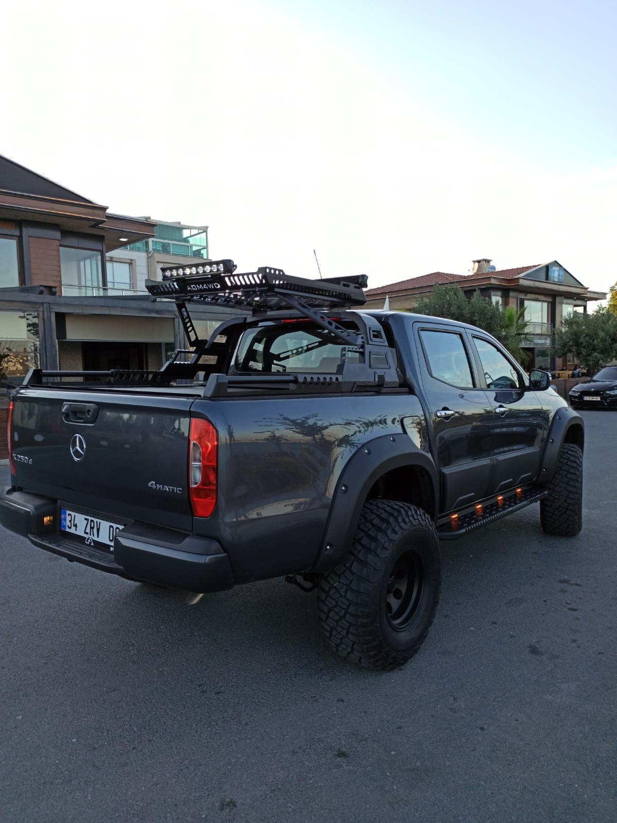 Mercedes X Class Sepetli Rollbar - Kasa Üstü Sepetli Roll Bar - (AQM-S10)