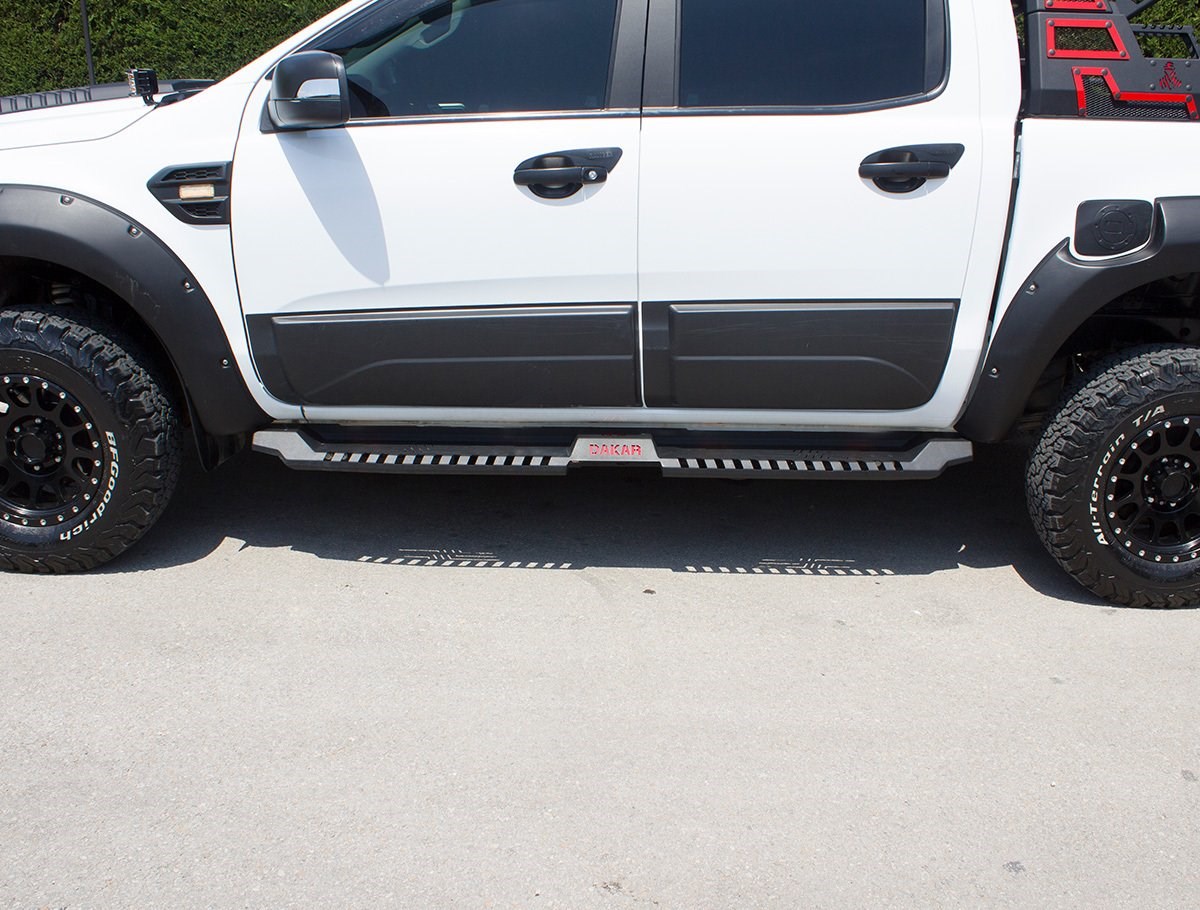 Mercedes X Class Yan Basamak (2017+ Işıksız Off Road Yan Basamak V2) - DAKAR