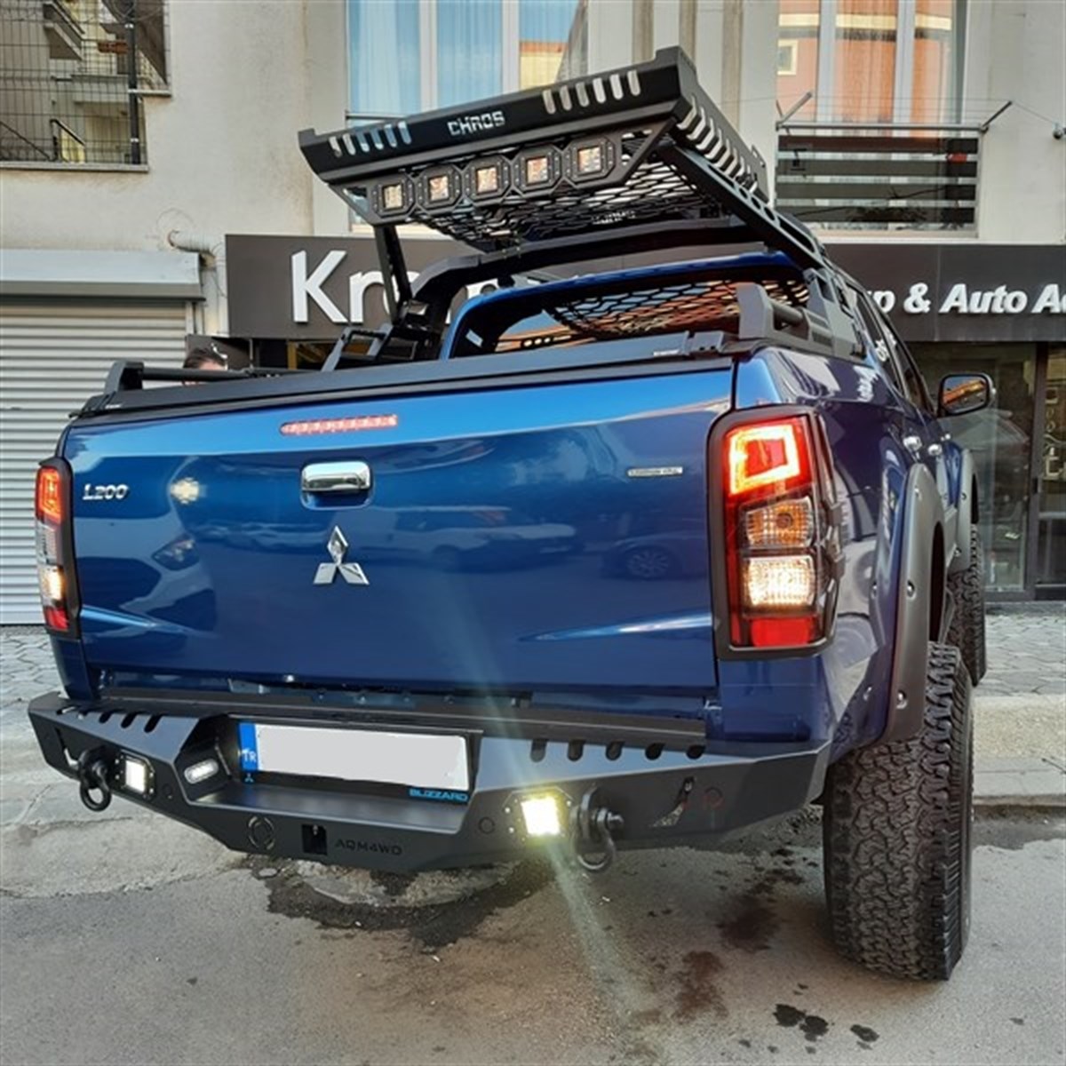 Mitsubishi L200 Arka Demir Tampon (AQM-S20)