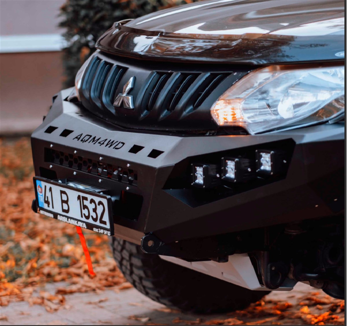 Mitsubishi L200 Ön Demir Tampon (AQM-M50)