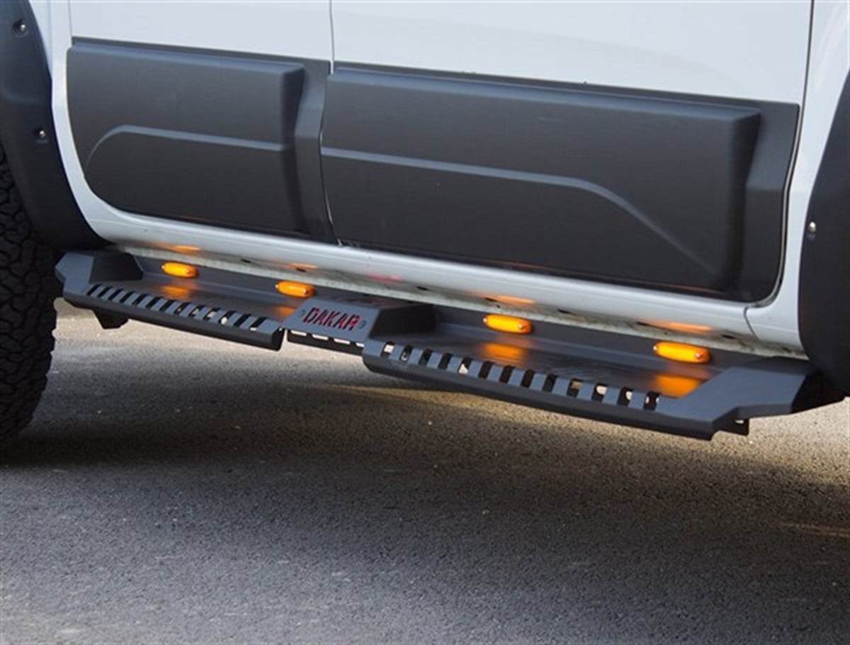 Mitsubishi L200 Yan Basamak (2015-2019Led Işıklı Off Road Yan Basamak V2) - DAKAR