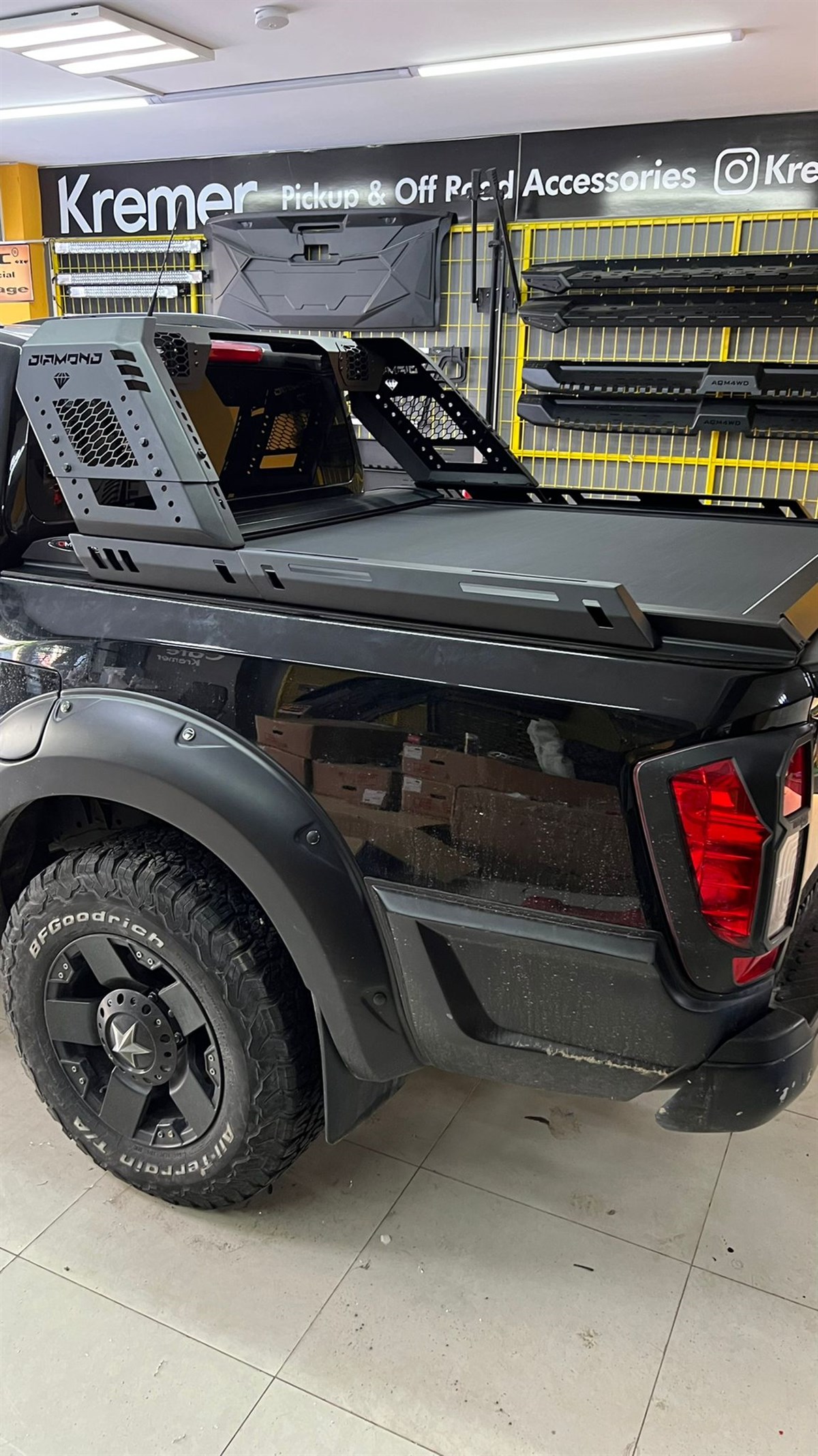 Nissan Navara Işıklı Rollbar - DİAMOND (RB053)