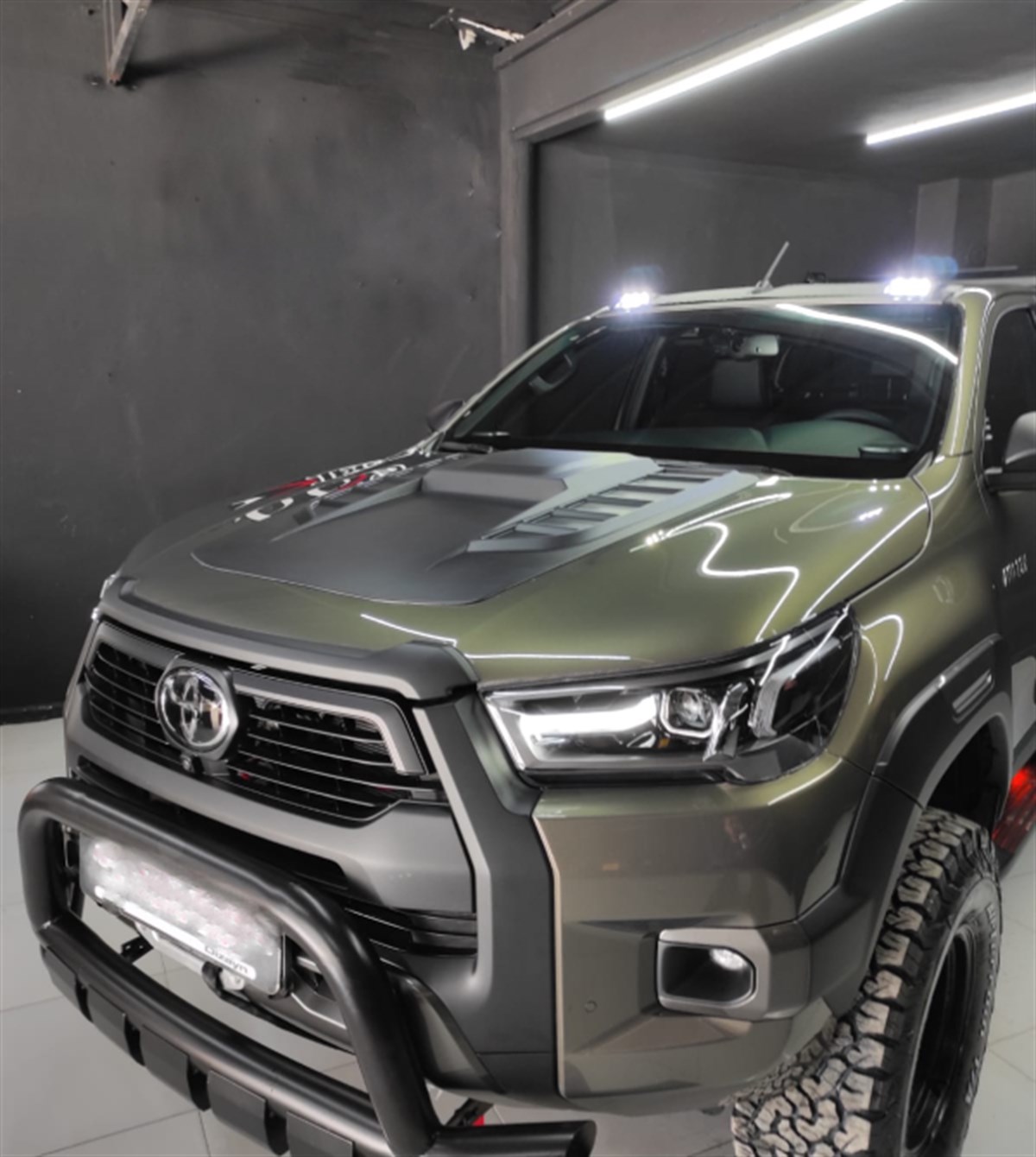 Nissan Navara Kaput Koruma Kaplama Scoop Safari