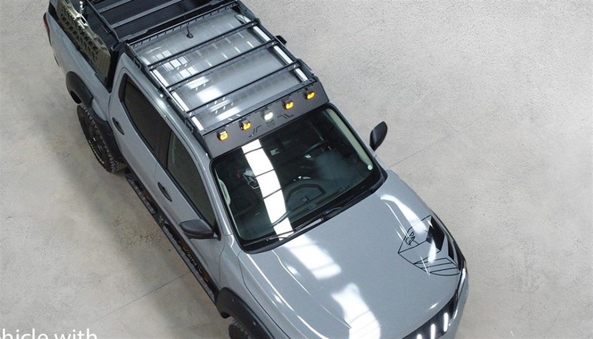Nissan Navara Ledli Araca Özel Tasarım Tavan Sepeti 2015+