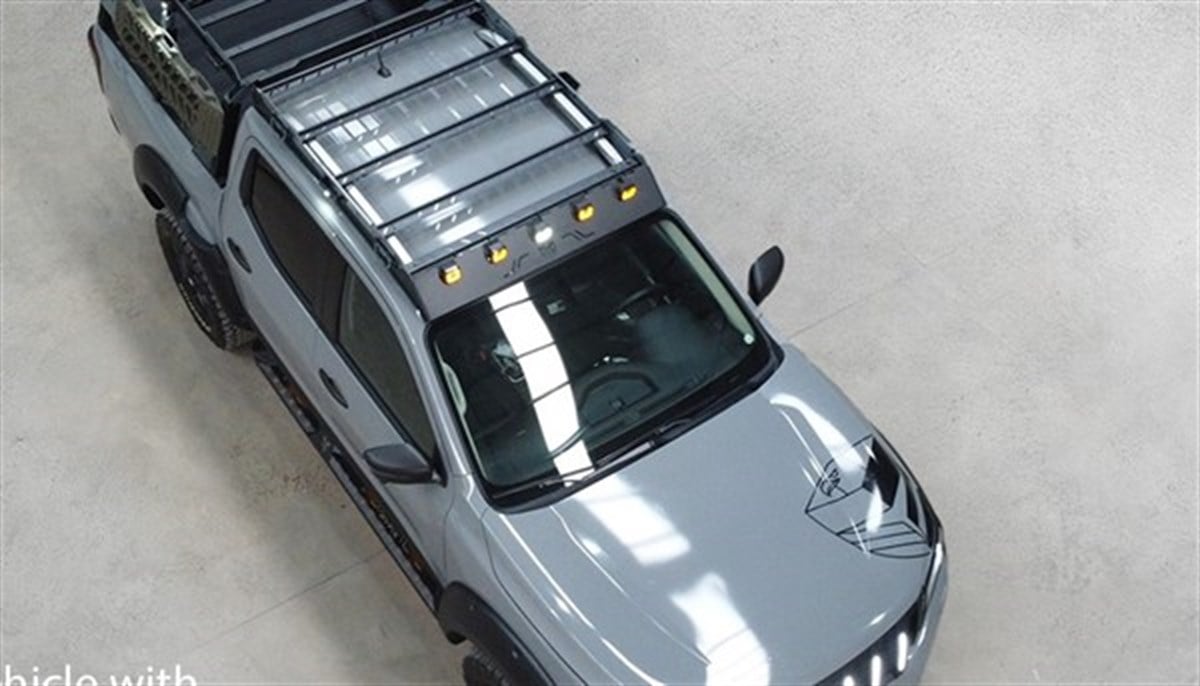 Mitsubishi L200 Ledli Araca Özel Tasarım Tavan Sepeti