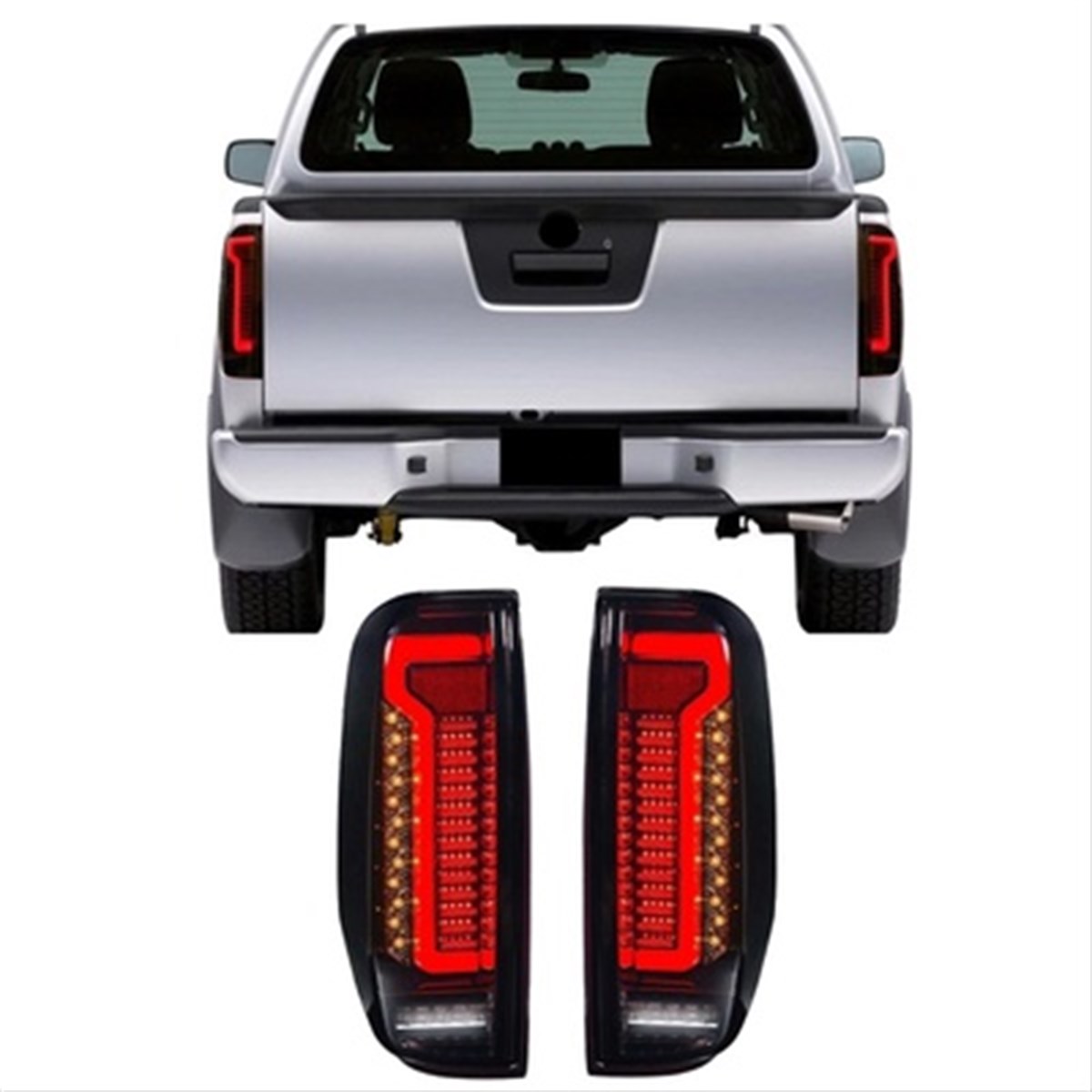 Nissan Navara 2008-2014 Smoke Led Stop