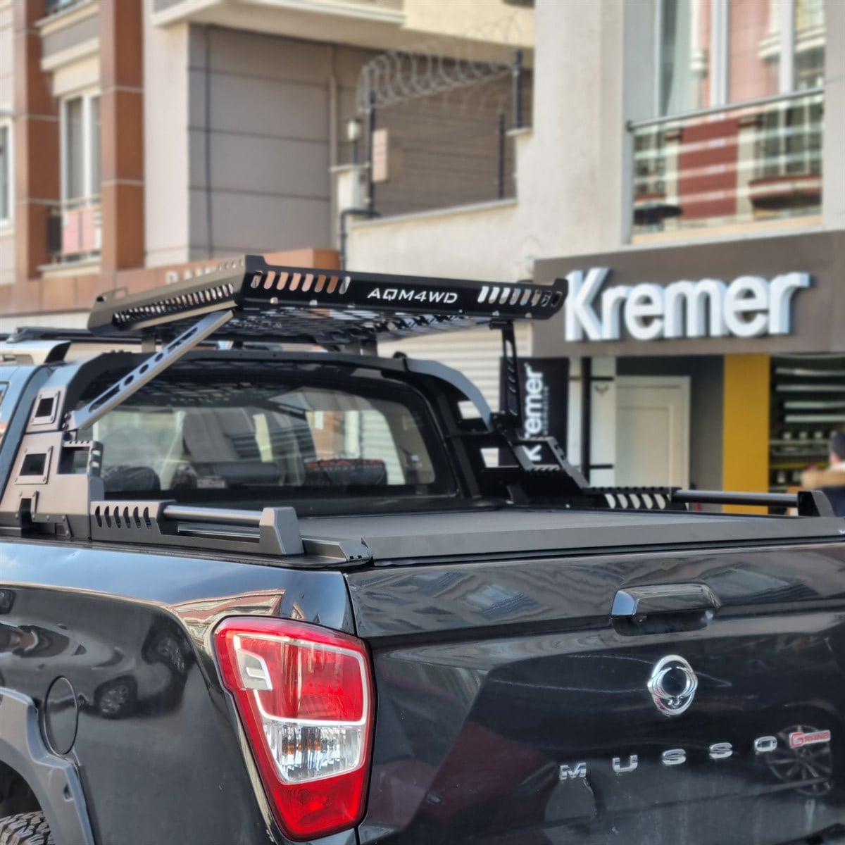 SsangYong Musso Grand Sepetli Rollbar - Kasa Üstü Sepetli Roll Bar - (AQM-S10) 