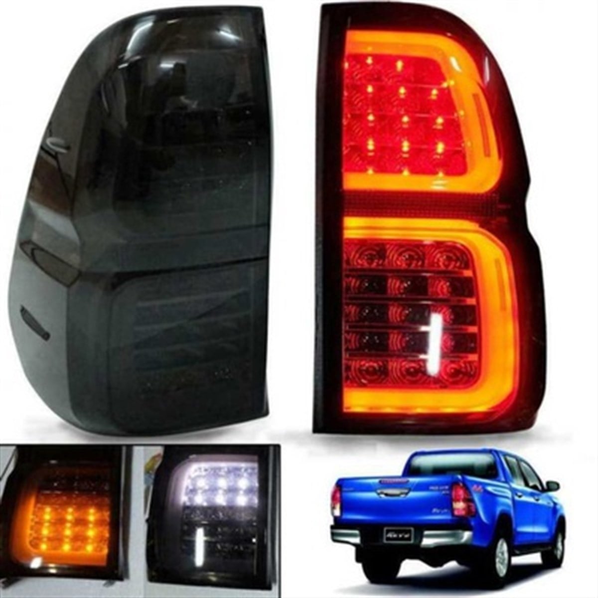 Toyota Hilux Revo 2016+ Led Stop Smoke 