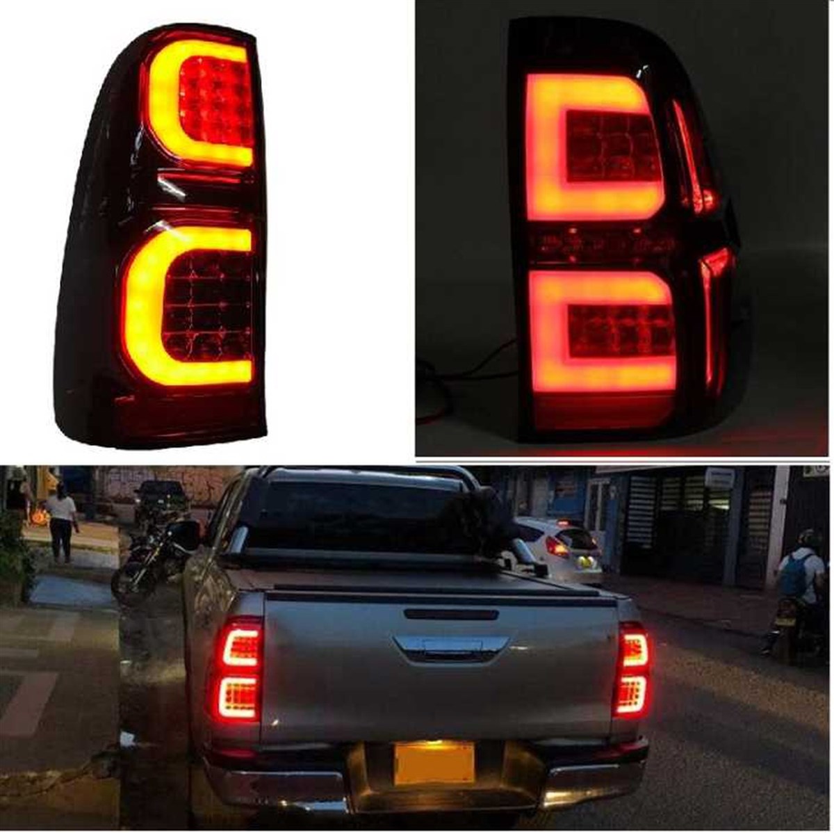 Toyota Hilux Vigo Smoke Led Stop Dizayn B (2012-2015)