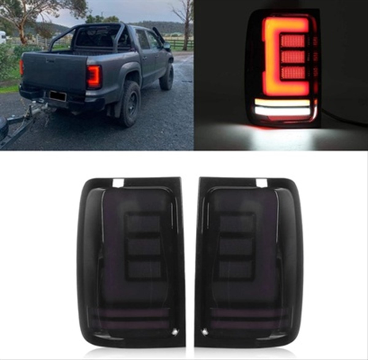 Volkswagen Amarok 2011-2020 Led Smoke Stop 