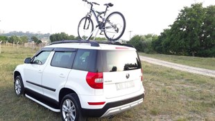 Araç Üstü Bisiklet Taşıyıcı - Gri