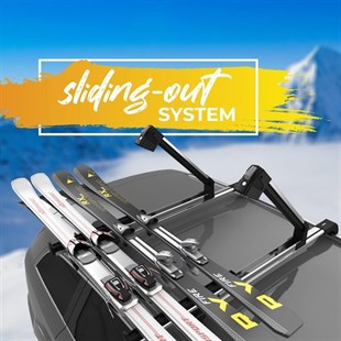 Araç Üstü Kayak Taşıyıcı-6lı Kayak Taşıyıcı