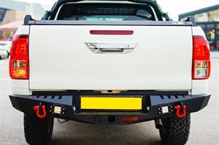 Ford Ranger Dakar Arka Demir Tampon Siyah Sensörsüz Işıklı 2011+