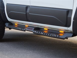 Ford Ranger Yan Basamak (2011+ Led Işıklı Off Road Yan Basamak V2) - DAKAR