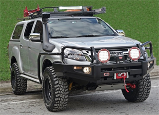 Isuzu D Max Sentetik Halatlı Vinç 13000 lb