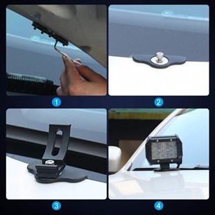 Kaput Üstü Led Bağlantı Aparatı (2 Adet)