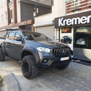 Mercedes X Class Dodik Çamurluk Kaplama Seti Safari Civatalı