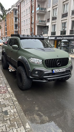 Mercedes X Class Ledli Araca Özel Tasarım Tavan Sepeti