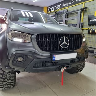 Mercedes X Class Sentetik Halatlı Vinç 13000 lb
