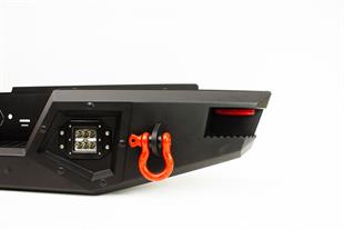 Mitsubishi L200 Dakar Arka Demir Tampon V2 Siyah Sensörsüz Işıklı 2019+