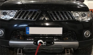 Mitsubishi L 200 Sentetik Halatlı Vinç 13000 lb