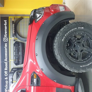 Nissan Navara Çift Depo Dodik Çamurluk Kaplama Seti Vidalı V2    