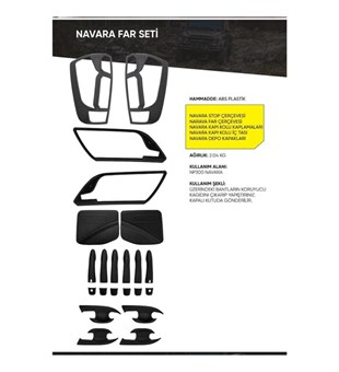 Nissan Navara Far Seti ( Navara Kaplama Set )