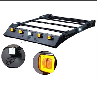 D Max 2021+ Orjinal Araca Özel LEDli Tavan Sepeti