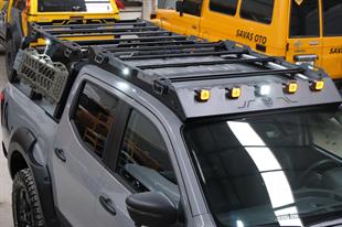 Nissan Navara Ledli Araca Özel Tasarım Tavan Sepeti 2015+