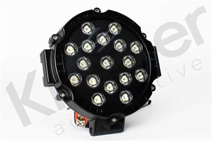 Off Road Sis Gündüz Farı Projektör Lambası 51 Watt 17 Ledli Siyah 
