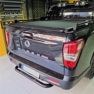 SsangYong Musso Grand Arka Tampon Koruma Demiri Siyah 2019 +