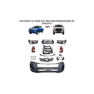 Toyota Hilux 2016-2020 İçin 2021 Yeni Kasa Dönüşüm Body Kit (Facelift)   
