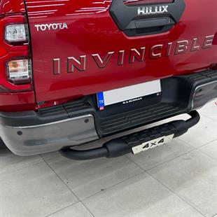 Toyota Hilux Arka Tampon Koruma Demiri Siyah - DİAMOND (AK038)