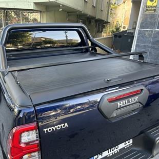 Toyota Hilux Mk8 kasa üstü Taşıyıcı Bar 2016- Sonrası Siyah