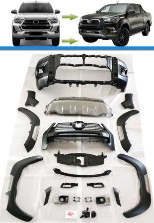 Toyota Hilüx Revo 2020+ İçin 2021 Rocco Facelift Body Kit