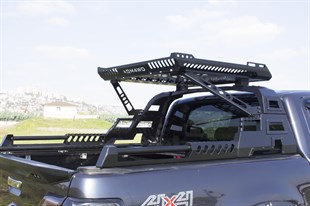 Toyota Hilux Sepetli Rollbar - Kasa Üstü Sepetli Roll Bar - (AQM-S10)