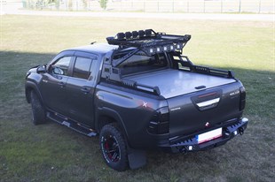 Toyota Hilux Sepetli Rollbar - Kasa Üstü Sepetli Roll Bar - (AQM-S10)