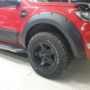 Volkswagen Amarok Çift Depo Dodik Çamurluk Kaplama Seti Vidalı V2