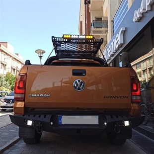 Volkswagen Amarok Sepetli Rollbar - Kasa Üstü Sepetli Roll Bar - (AQM-S10)